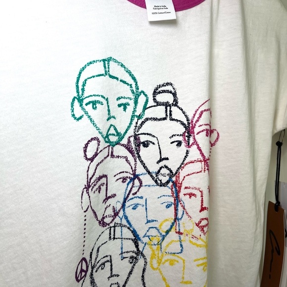 Nordstrom Other - NEW Nordstrom Girls Size 6 Off-White Graphic Tee